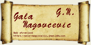 Gala Magovčević vizit kartica